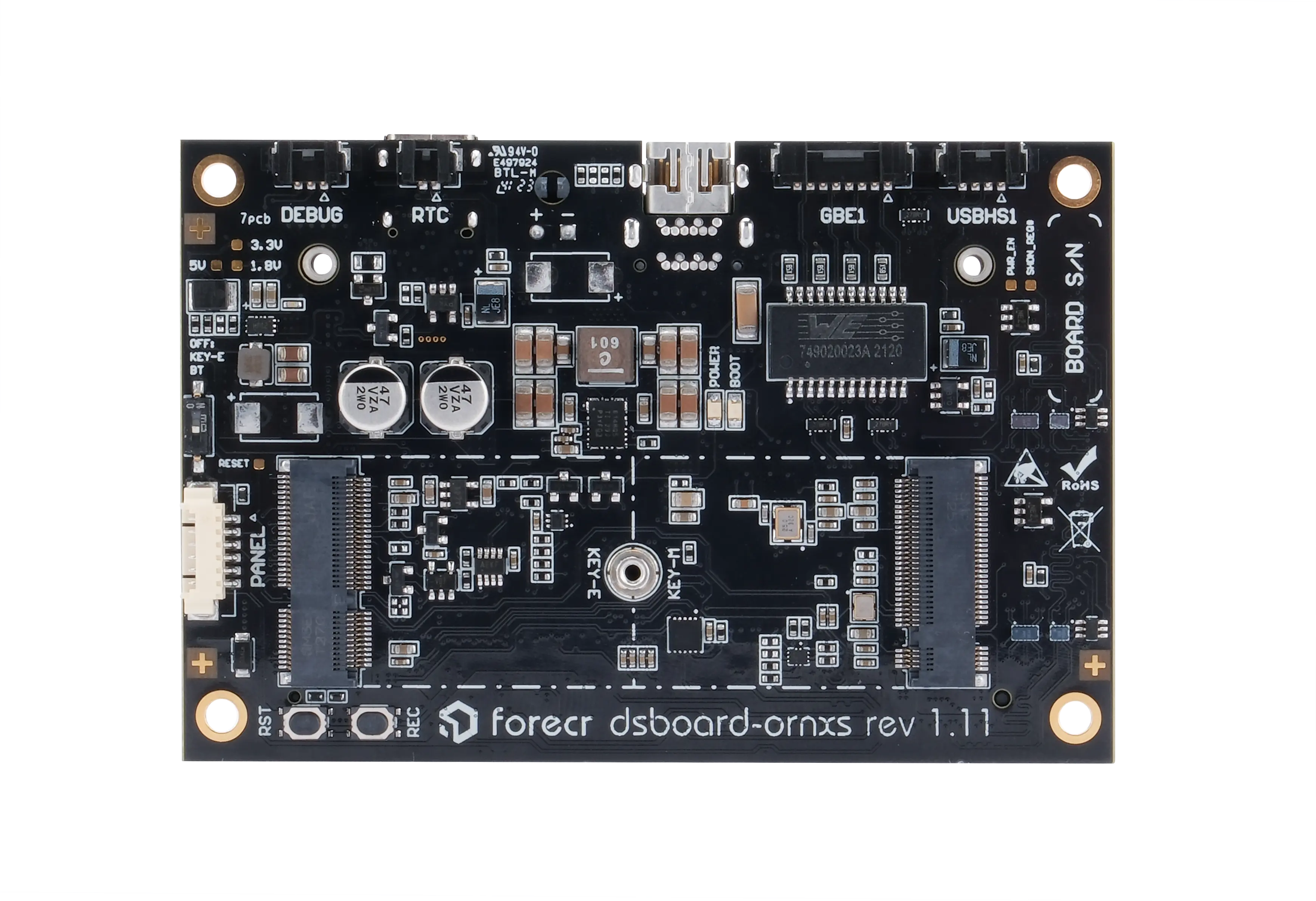 NVIDIA® Jetson Orin™ NX and Jetson Orin Nano Compact Carrier Board - DSBOARD-ORNXS