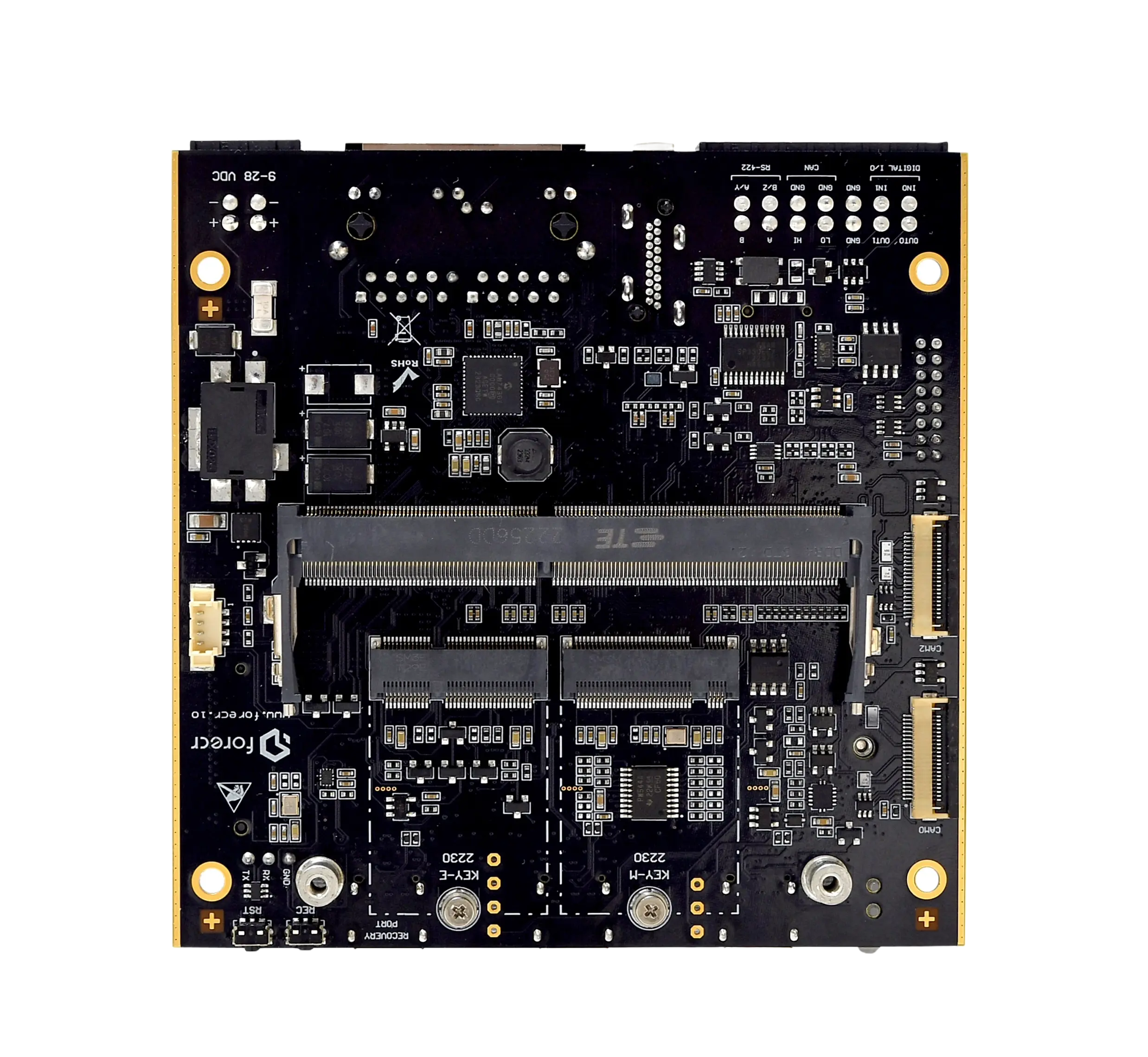 NVIDIA® Jetson Orin™ NX & Orin Nano™ Dual LAN Carrier Board - DSBOARD-ORNX-LAN