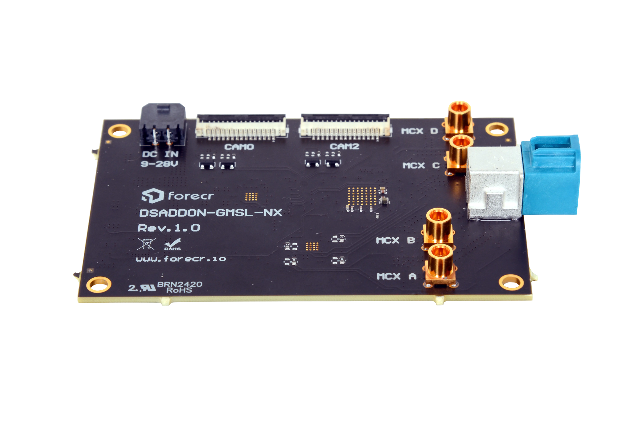 GMSL2 Camera Board for Orin NX/Orin Nano - Forecr.io