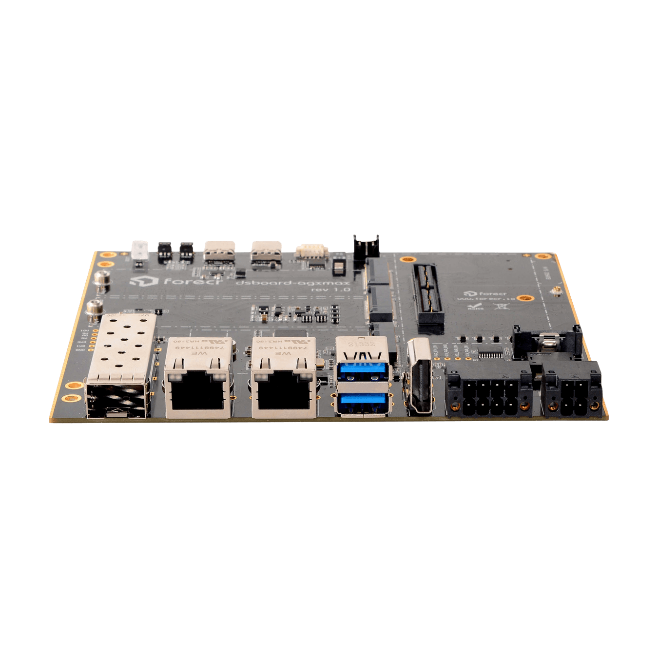 Jetson AGX Orin™ Carrier Board with 10G Ethernet - DSBOARD - AGXMAX - Forecr.io