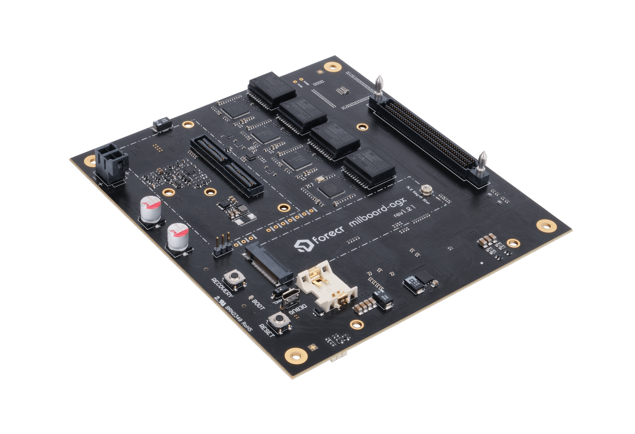 Jetson AGX Xavier™ & Jetson AGX Orin™ Carrier Board - MILBOARD - AGX - Forecr.io