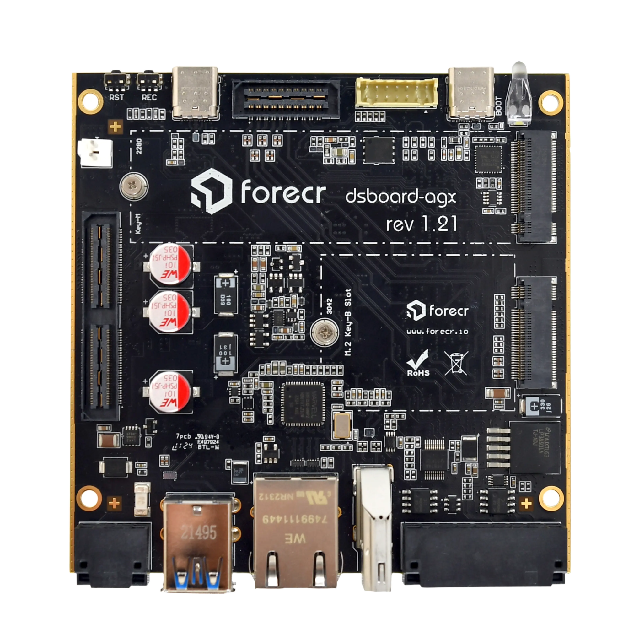 NVIDIA® Jetson AGX Orin™ Carrier Board - DSBOARD - AGX - Forecr.io