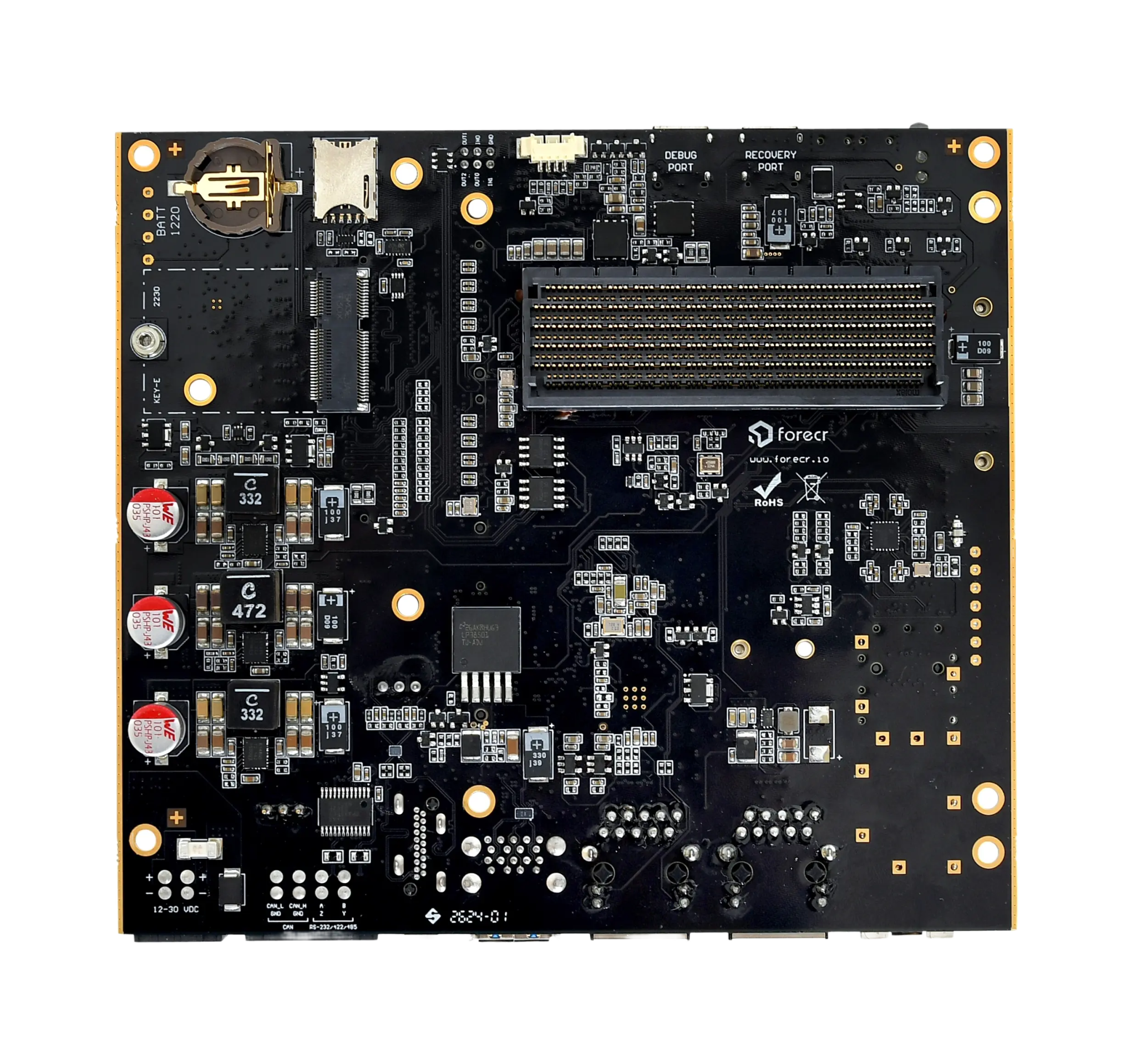 NVIDIA® Jetson AGX Orin™ Carrier Board with 10G Ethernet - DSBOARD - AGXMAX - Forecr.io