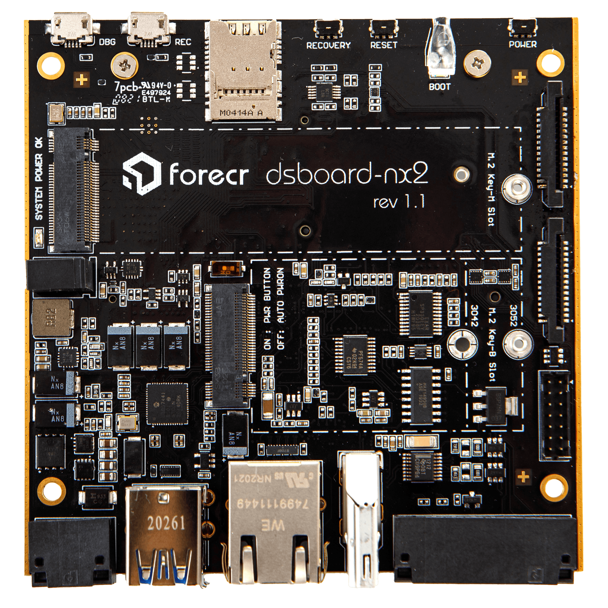 NVIDIA Jetson Nano™ & Jetson™ TX2 NX & Jetson Xavier™ NX Carrier Board - DSBOARD - NX2 - Forecr.io