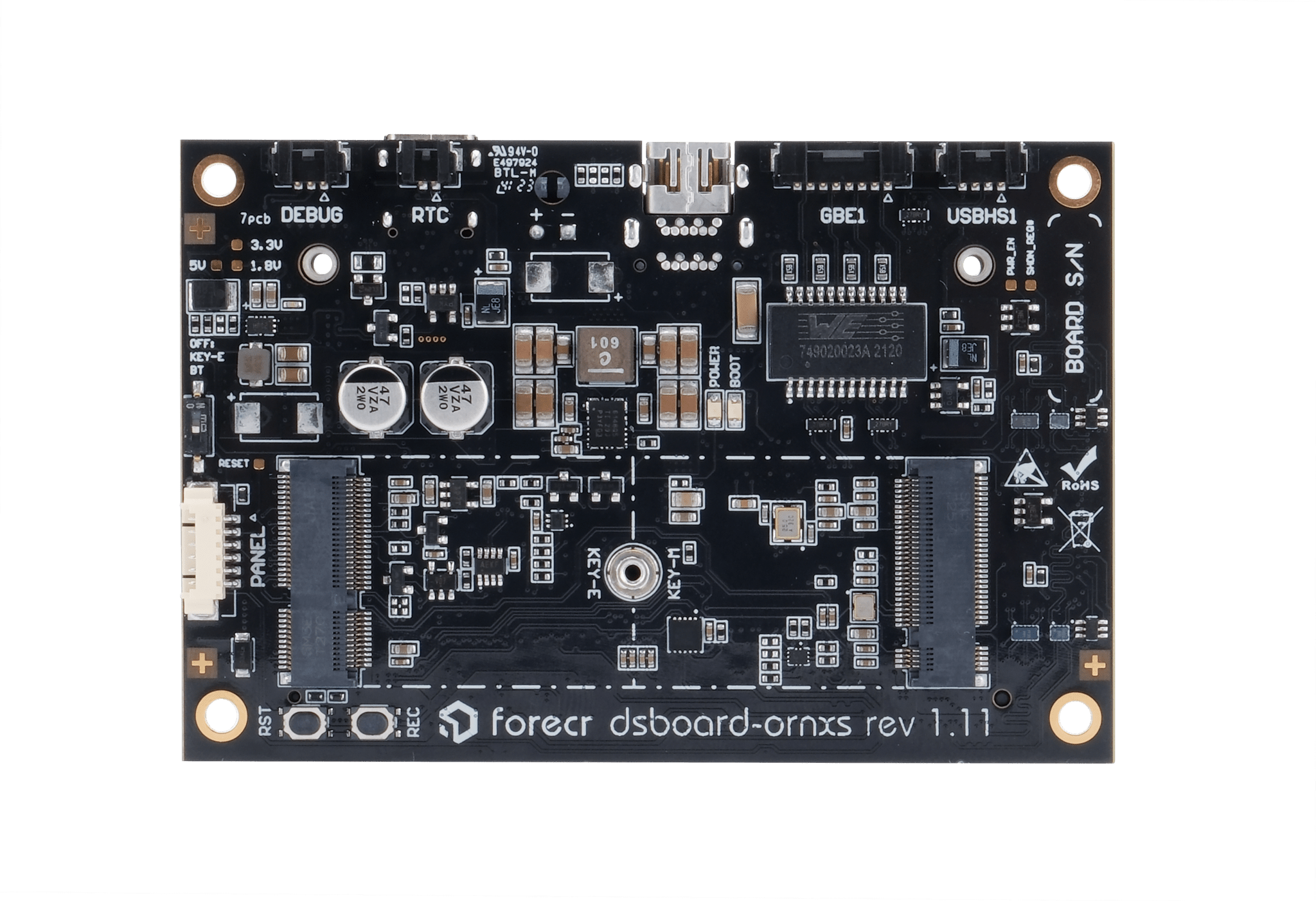 NVIDIA® Jetson Orin™ NX and Jetson Orin Nano Compact Carrier Board - DSBOARD - ORNXS - Forecr.io