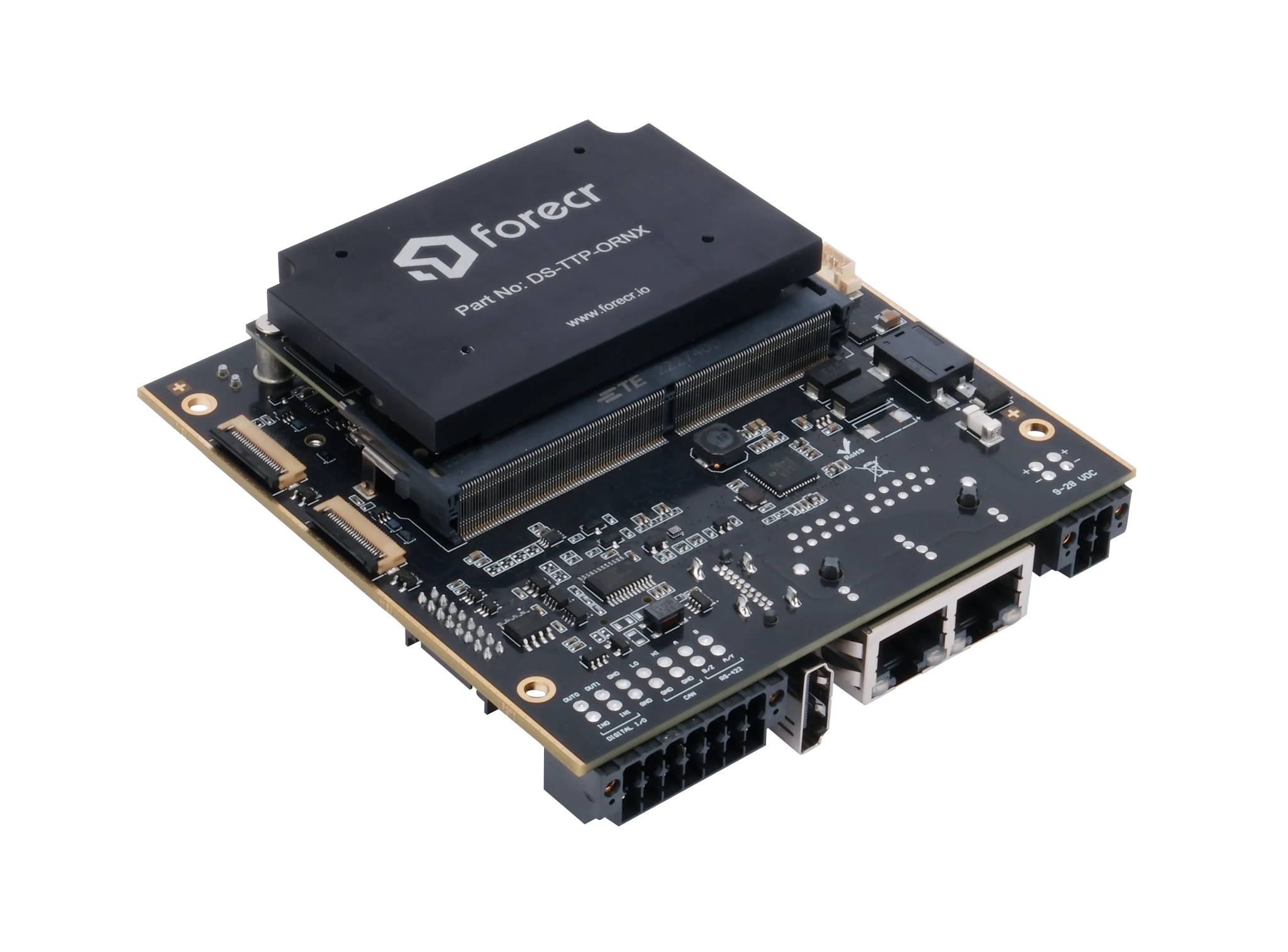 NVIDIA Jetson Orin™ NX & Orin Nano™ Dual LAN Carrier Board - DSBOARD - ORNX - LAN - Forecr.io