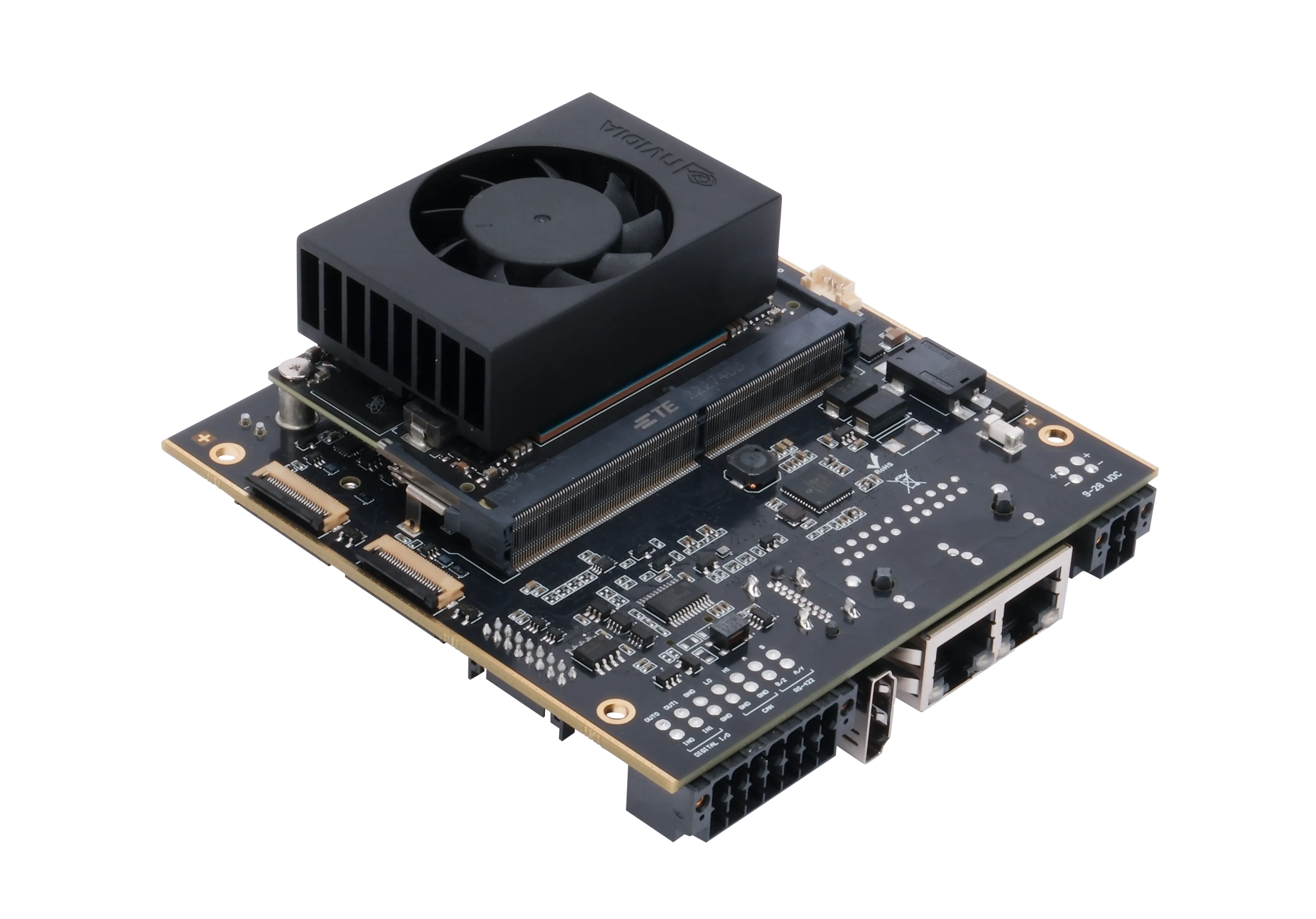 NVIDIA Jetson Orin™ NX & Orin Nano™ Dual LAN Carrier Board - DSBOARD - ORNX - LAN - Forecr.io