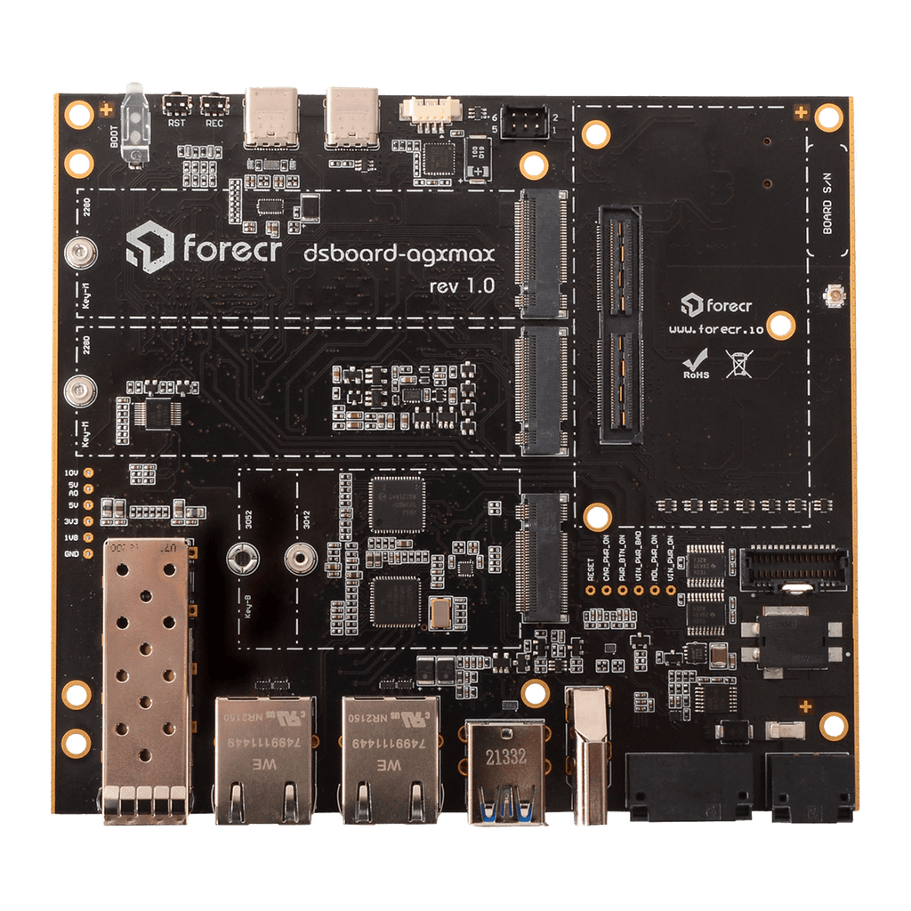 Jetson AGX Orin Carrier Board With 10G Ethernet - DSBOARD-AGXMAX ...